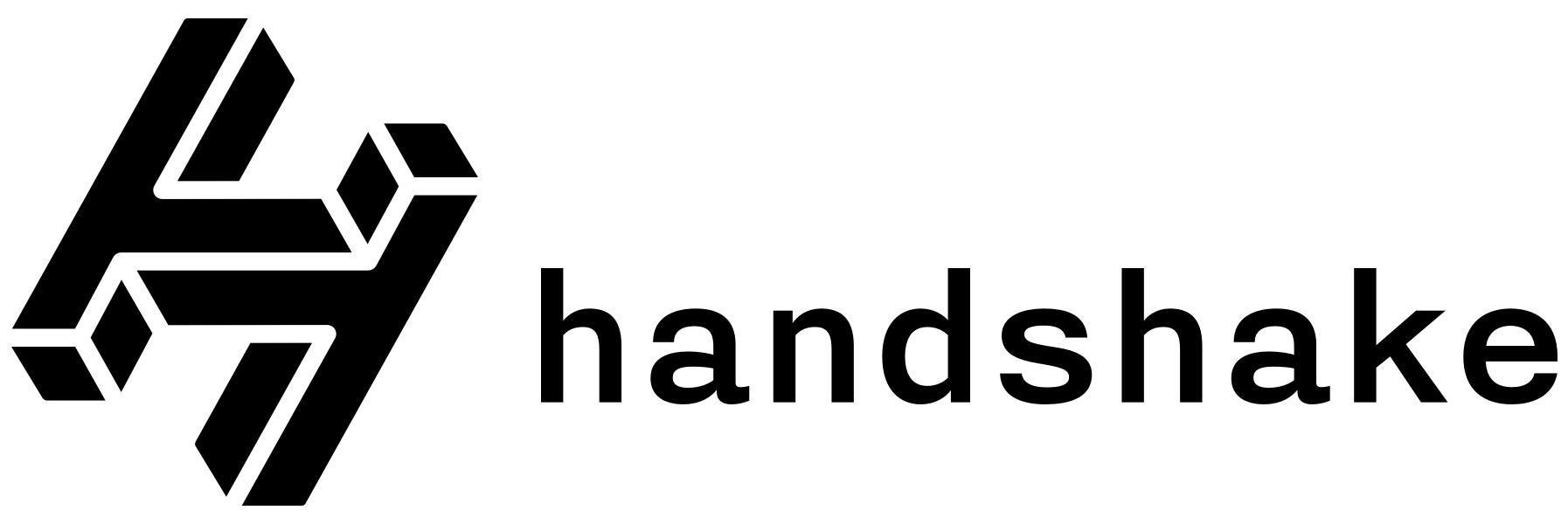 Handshake Wordmark Black